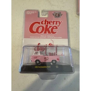 M2 Machines, 'Cherry Coke' "1965 FORD ECONOLINE TRUCK" A06, 1/8,800 Blister - Picture 1 of 4