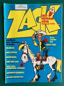 Zack Comic Heft 35 / 1973 Blueberry, Valerian, Barracuda, Dan Cooper, Lucky Luke - Bild 1 von 6