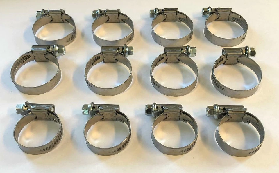 Honda CB500 1994-2003 Stainless Steel Radiator Hose Clamp Clip Kit  - Image 1 of 1