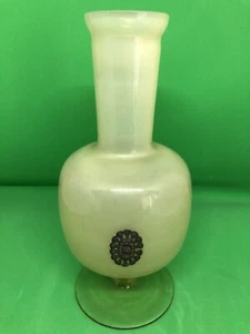 VINTAGE TSCHECHISCHE BÖHMISCHE KUNST GLASVASE - Bild 1 von 7