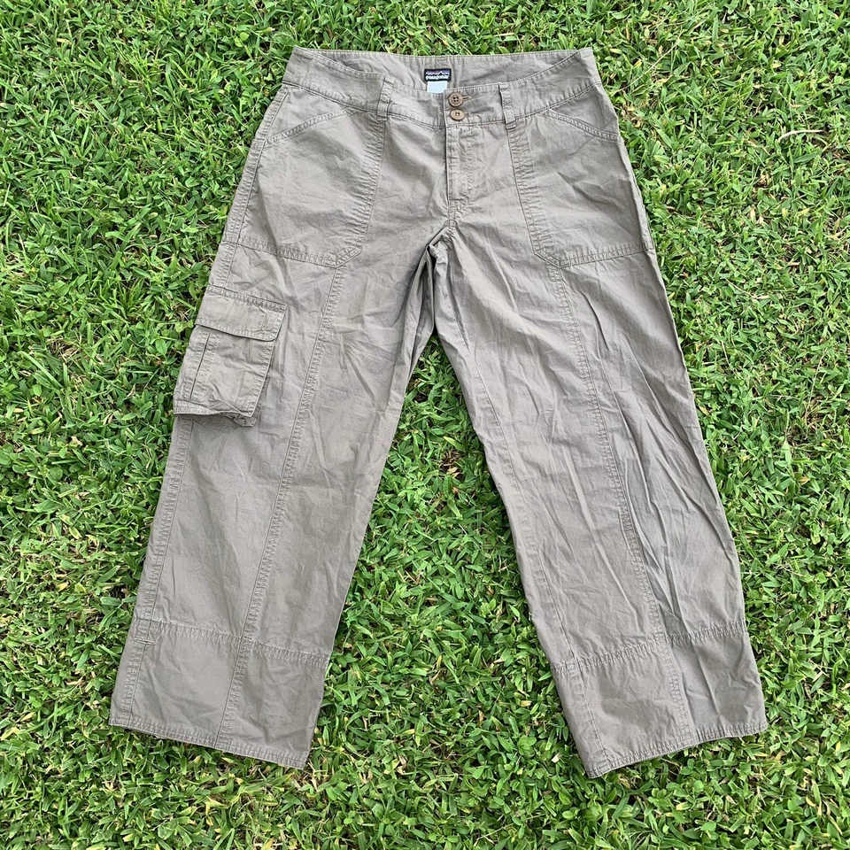 Patagonia Woman’s Size 8 Brown Super Cali lightweight Cargo Hiking Gorpcore - Image 1 of 4