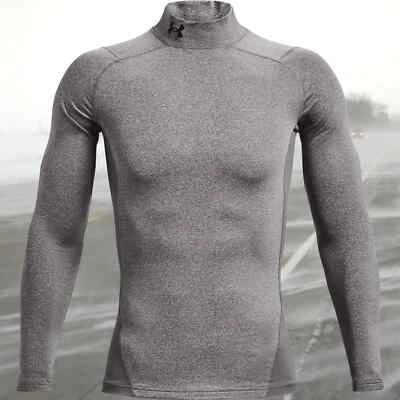 Under Armour Mens ColdGear Long Sleeve Mock Shirt - 1366072 - Free Shipping - Image 1 of 4