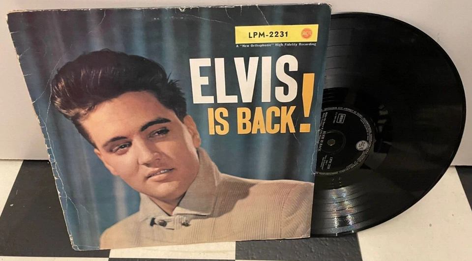 Elvis Presley 60erLP  "Elvis Is Back" LPM-2231 deutsche Pressung S5, black Label - Bild 1 von 2