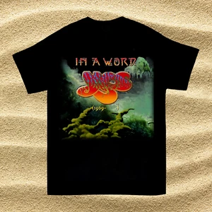 Camiseta Yes Band Algodón Regalo Para Fan Manga Corta Negra S-2345XL - Imagen 1 de 2