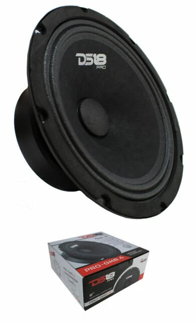 DS18 8" 580w Midrange Loudspeaker 4 Ohm Pro Car Audio PRO-GM8.4