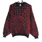 Cosby Vintage Rétro 90s Rouge Pull Taille M