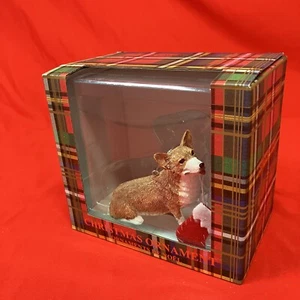 Sandicast Pembroke Welsh Corgi / Red Christmas / Ornament / Small - Picture 1 of 11