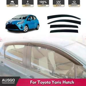 AUSGO Weather Shields for Toyota Yaris Hatch 2011-2020 Weathershields - Picture 1 of 7