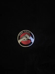 proforce kenpo karate gi patch red, black with white trim 4" diameter - Picture 1 of 1
