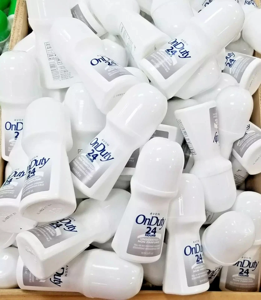 12-Avon ON DUTY 24 HOURS UNSCENTED Roll-on Deodorant 2.6oz - Image 1 of 1