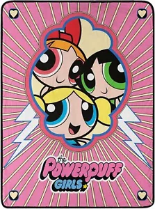 Northwest Powerpuff Girls Micro Raschel Throw Blanket, 46" x Peeking Puffs - Picture 1 of 6