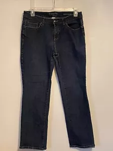 Sonoma Womens Size 12 Dark Wash Modern Straight Denim Jeans - Picture 1 of 6