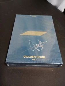 NUOVO ATEEZ Golden Hour parte 1 firmato Jongho - blu - Foto 1 di 2