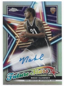 2023-24 Topps Chrome Basketball Noah Clowney Future Stars Autograph #FSANC - Picture 1 of 4