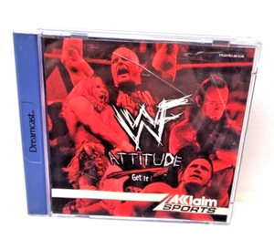 WWF Attitude Sega Dreamcast PAL UK BOXED with MANUAL - Picture 1 of 3