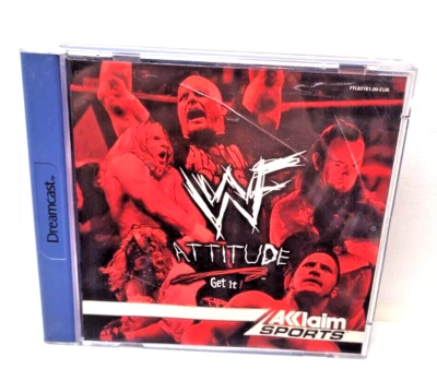 WWF Attitude Sega Dreamcast PAL UK BOXED with MANUAL - Image 1 of 4