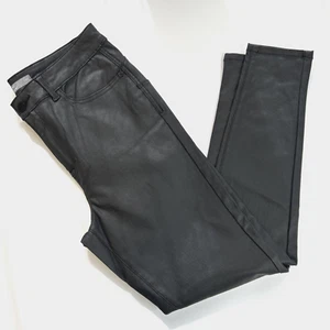 Nutmeg Womens Black Trousers Super Shaper Shiny Night Out UK Size 14 Regular - Picture 1 of 12