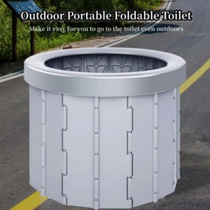 Portable Toilet, Flush Potty, Car Travel Camping Outdoor Hiking For Adult Kid - Picture 1 of 13