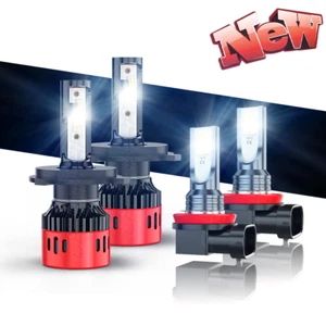 For Honda Fit 2007-2020 9003+H11 LED Headlight High Low + Fog Bulbs Combo Kit - Bild 1 von 12