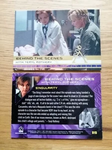 Stargate Season 7 Behind the Scenes Insert Trading Card B15 - Bild 1 von 1