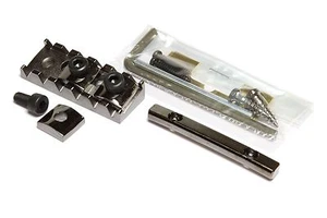 GOTOH GHL-2 Floyd Rose Guitar Locking Nut Top Mount R4 1 11/16"(43mm)Cosmo Black - Picture 1 of 3