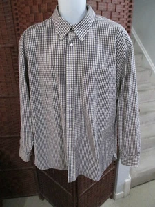 Mens Tommy Hilfiger Long Sleeve Button Up Shirt Size XL Checkered Dress Shirt - Bild 1 von 3