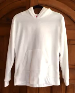 Unicorn Hoodie White Fleece Junior's Long Sleeve Size Medium - Picture 1 of 4