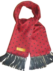 Vintage Retro Tootal Scarf Polka dot Dapper Neckwear Mod Scooter Goodwood Pilot - Picture 1 of 8