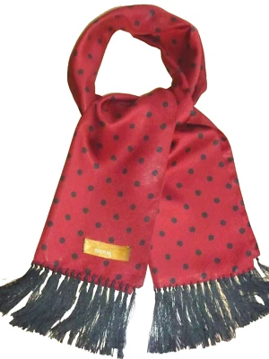 Vintage Retro Tootal Scarf Polka dot Dapper Neckwear Mod Scooter Goodwood Pilot  - Image 1 of 4