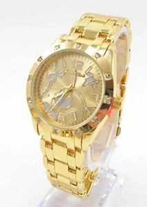 Women's Gold Plated Costume Wrist Watch - Picture 1 of 6