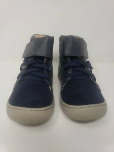 Old Soles Stary Knight Boys' Big Kid/Youth Sneakers, Navy/Navy Suede/Green *NIB* - Picture 1 of 10