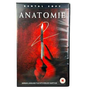 Anatomie Video VHS Ex Rental large Case Subtitles Horror Cert 15 2003 - Imagen 1 de 23