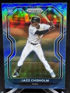 Jazz Chisholm 2021 Panini Prizm RARE BABY BLUE HOLO PRIZM Rookie Card (RC) - Bild 1 von 2