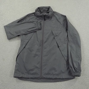 Scottevest Jacket Women Small Grey Packable Windbreaker Travel 19 Pocket TEC Zip - Picture 1 of 15