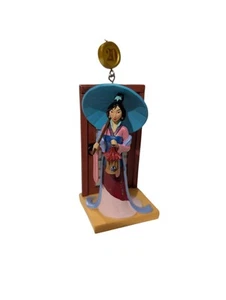 Disney Ornament Sketchbook Legacy 2018 Mulan 7/10 Tradicional Nippon Japón Vestido - Imagen 1 de 4