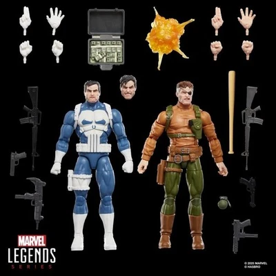 Figuras de acción de 6 pulgadas Marvel Legends Series Gamerverse Punisher y Nick Fury nuevas Foto 1 de 3