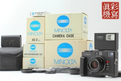 RARE [Unused all set ] Minolta CLE 35mm Film Camera 40mm f2 Late Lens From JAPAN - Image 1 of 4