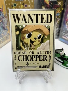 2022 ONE PIECE Epic Journey Panini Card #135 CHOPPER WANTED Italy Edition - Picture 1 of 3
