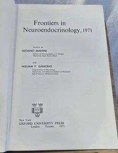 Frontiers in Neuroendocrinology 1971 Martini & Ganong Oxford University Press HC - Picture 1 of 15