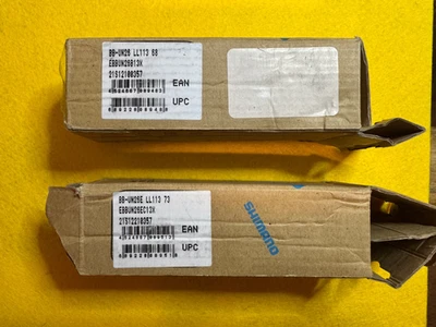 2 ea. Shimano Bottom Bracket - BB-UN26 LL113 68 &BB-UN26E LL113 73 - Image 1 of 4
