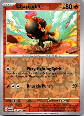 Charcadet Reverse Holo Common SV04: Paradox Rift 026/182 NM - Image 1 of 2