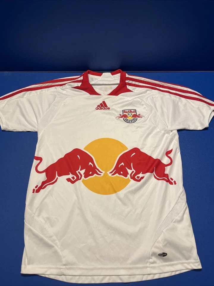 Camiseta de fútbol local Red Bull Salzburg 2007 2008 adidas 26x 19 usada Foto 1 de 4