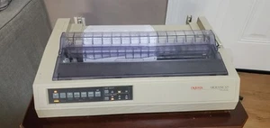 OKI Microline 521 Dot Matrix Wide Format Printer Tested - Video link inside - Picture 1 of 11