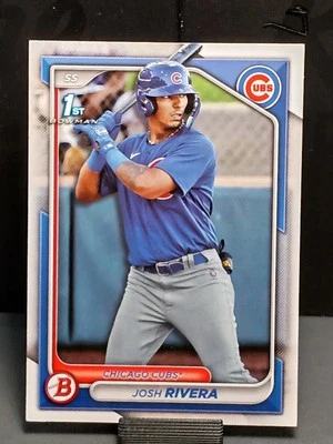 2024 Bowman 1st Bowman #BP-115 Josh Rivera Chicago Cubs  - Image 1 of 3