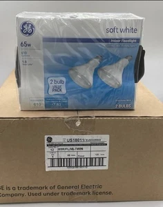 LOT OF 12 GE 65 watt Directional BR 30 Indoor Floodlights-Made In Hungary - Picture 1 of 3