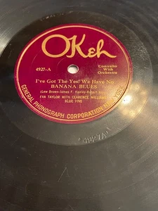 EVA TAYLOR - I'VE GOT THE YES! WE HAVE NO BANANA BLUES / OH! DADDY BLUES - Imagen 1 de 4