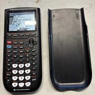 Texas Instruments TI-82 Python Calculatrice Scientifique Parfait État Lycée Bac - Photo 1/4