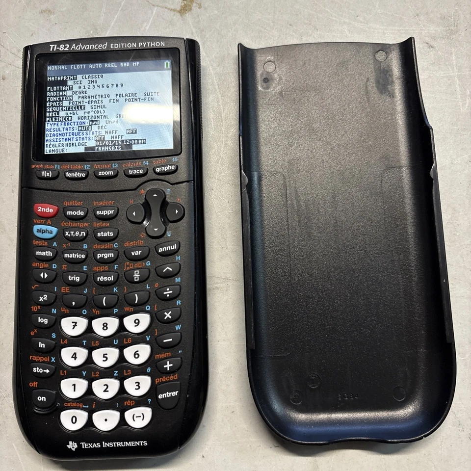 Texas Instruments TI-82 Python Calculatrice Scientifique Parfait État Lycée Bac - Photo 1/4