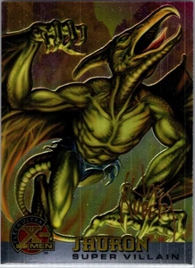1995 FLEER ULTRA X-MEN CHROMIUM GOLD-SIGNATURE #74 SAURON MARVEL - Picture 1 of 2