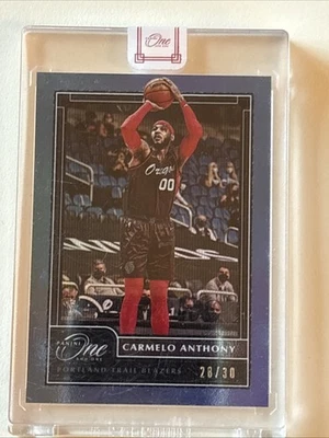 2020-21 Panini One And One Blue #2 Carmelo Anthony /30 - Image 1 of 2